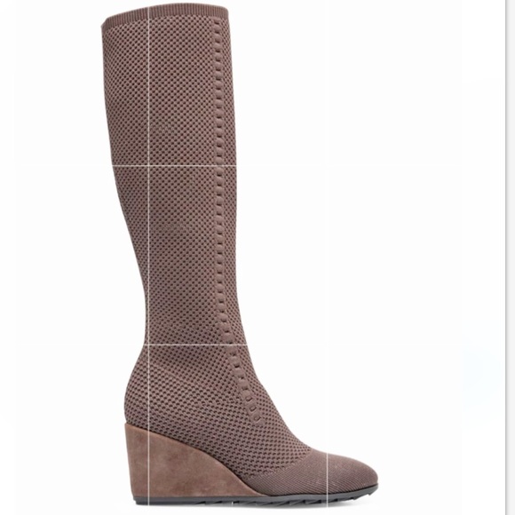 Eileen Fisher Kasana Knit Wedge Boot Size 9.5 - Picture 1 of 7